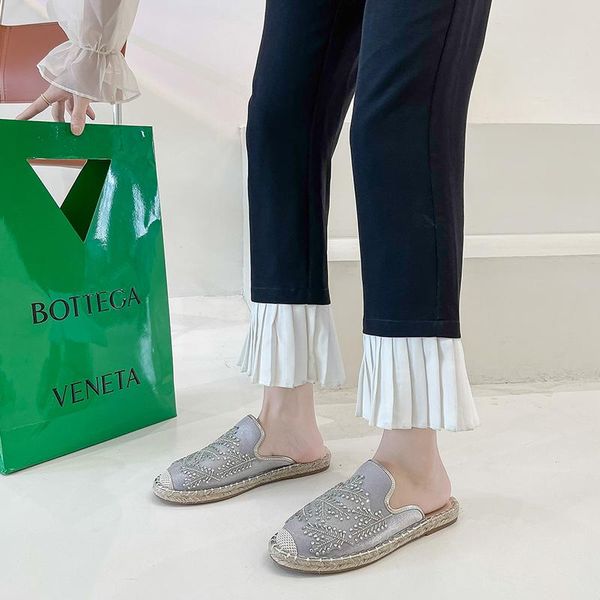 slippers 2021 crystal butterfly woman espadrilles flats lace flower fishermans shoes weave spiderweb mesh mules slides, Black
slippers 2021 crystal butterfly woman espadrilles flats lace flower fishermans shoes weave spiderweb mesh mules slides, Black
