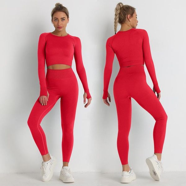 yoga outfit energy seamless set sport for woman gym clothing long sleeve fitness crop high waist leggings running sportswear
yoga outfit energy seamless set sport for woman gym clothing long sleeve fitness crop high waist leggings running sportswear