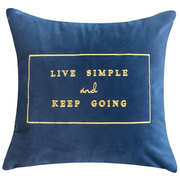 pillow nordic embroidered velvet sofa cushion for leaning on the waist of office
pillow nordic embroidered velvet sofa cushion for leaning on the waist of office