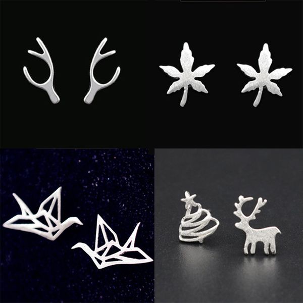 women silver stainless steel cute stud earrings carnations for girls bird minimalist jewelry earrings crown leaves cat snowflake
women silver stainless steel cute stud earrings carnations for girls bird minimalist jewelry earrings crown leaves cat snowflake
