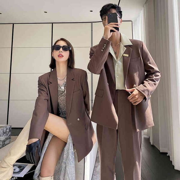 men's suits & blazers office sets couple men women fashion casual jacket pant male korean streetwear vintage trousers 9z1y, White;black
men's suits & blazers office sets couple men women fashion casual jacket pant male korean streetwear vintage trousers 9z1y, White;black