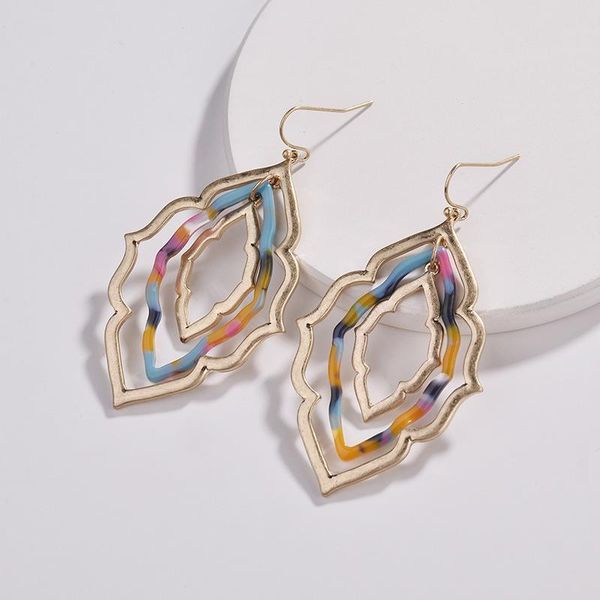 colors multi leopard print acrylic acetate sheet charms earrings gold hook fashion brand women jewelry hexagon dangle & chandelier, Silver
colors multi leopard print acrylic acetate sheet charms earrings gold hook fashion brand women jewelry hexagon dangle & chandelier, Silver