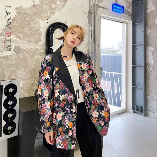 women double breasted printing contrast color blazer notched long sleeve fashion tide spring autumn 2f0175 210507, White;black
women double breasted printing contrast color blazer notched long sleeve fashion tide spring autumn 2f0175 210507, White;black