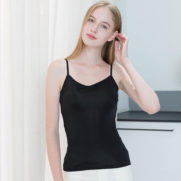 women's tanks & camis halter vest summer ladies silk knit smooth comfortable mulberry base, White
women's tanks & camis halter vest summer ladies silk knit smooth comfortable mulberry base, White
