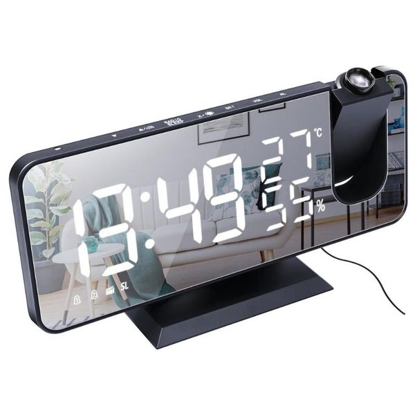 smart home control led large screen display temperature and humidity electronic clock radio multifunctional projection alarm
smart home control led large screen display temperature and humidity electronic clock radio multifunctional projection alarm