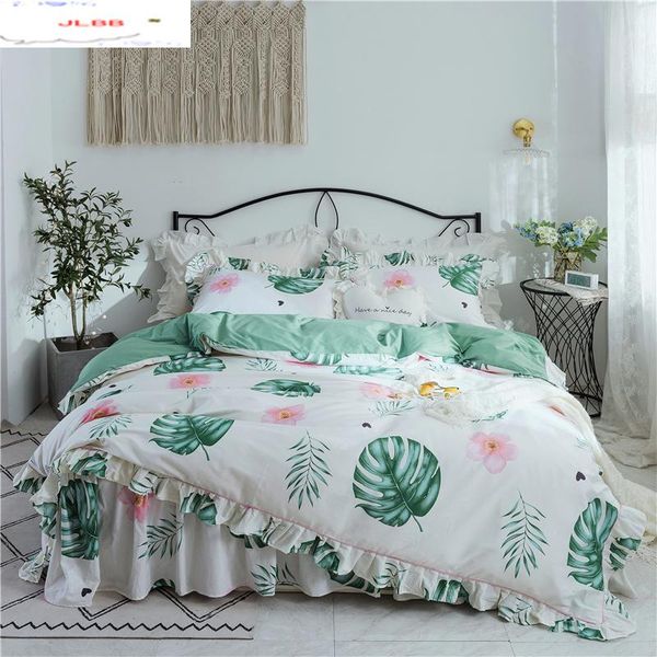 bedding sets home textile leaf set girls linen soft cotton duvet cover flowers pillowcase white bed skirt twin king size
bedding sets home textile leaf set girls linen soft cotton duvet cover flowers pillowcase white bed skirt twin king size