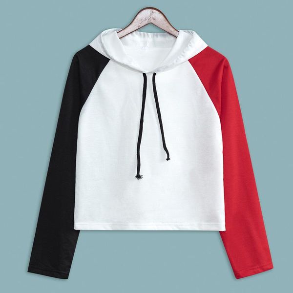 women's hoodies & sweatshirts color block women crop hoodie teens girls pullover streetwear spring autumn long sleeve hoody shirts blou, Black
women's hoodies & sweatshirts color block women crop hoodie teens girls pullover streetwear spring autumn long sleeve hoody shirts blou, Black