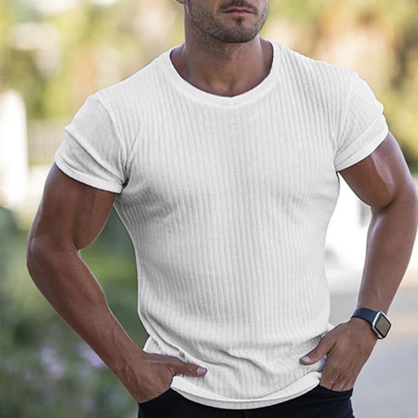 gym t-shirt men v neck short sleeve knitted tshirt sports slim fit tee shirt male fitness bodybuilding workout summer clothing men's t-, White;black
gym t-shirt men v neck short sleeve knitted tshirt sports slim fit tee shirt male fitness bodybuilding workout summer clothing men's t-, White;black