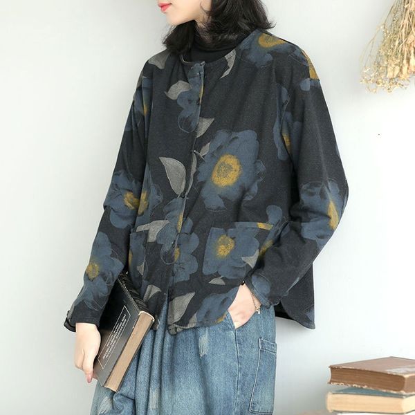 jackets autumn style arts women long sleeve casual loose o-neck cotton coats denim vintage unique breasted blazers m304, Black;brown
jackets autumn style arts women long sleeve casual loose o-neck cotton coats denim vintage unique breasted blazers m304, Black;brown