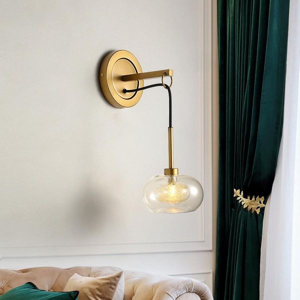 wall lamp nodic crystal glass creative villa aisle living room bedroom bedside simple restaurant decor led light
wall lamp nodic crystal glass creative villa aisle living room bedroom bedside simple restaurant decor led light
