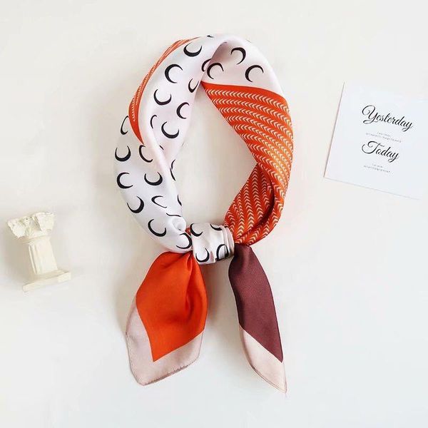 scarves 70*70cm spring soft moon print silk scarf women elegant small square female decorative fashion hairband wholesale, Blue;gray
scarves 70*70cm spring soft moon print silk scarf women elegant small square female decorative fashion hairband wholesale, Blue;gray