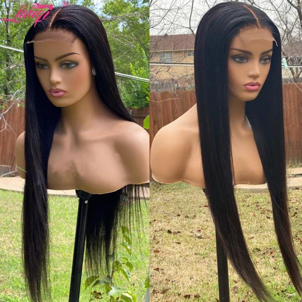 lace wigs lanqi 4x4 closure wig bone straight front pre plucked human hair for black women non-remy brazilian, Black;brown
lace wigs lanqi 4x4 closure wig bone straight front pre plucked human hair for black women non-remy brazilian, Black;brown