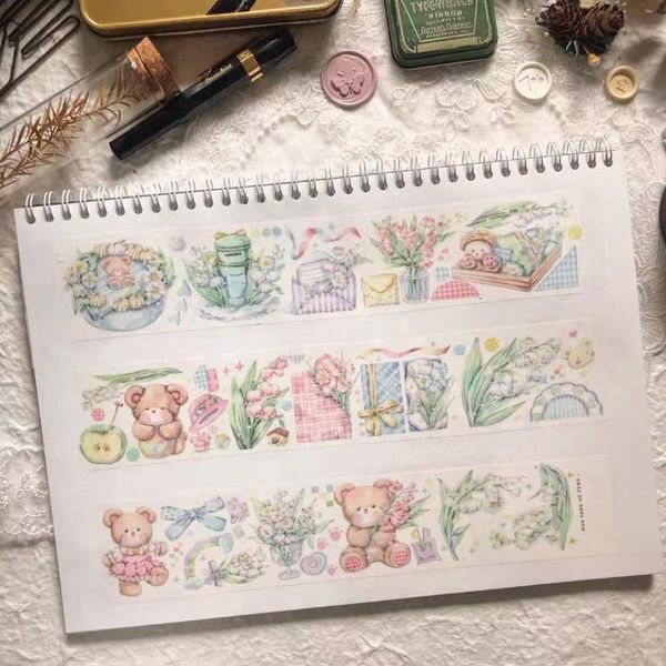 gift wrap lovely summer bear washi tape for card making journal diy scrapbooking decorative sticker
gift wrap lovely summer bear washi tape for card making journal diy scrapbooking decorative sticker