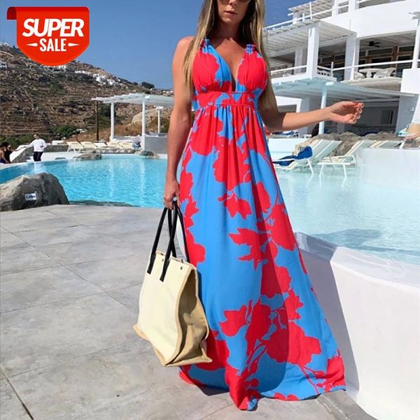 women's sling dress printed deep v-neck sleeveless high waist fitting summer beach girl fashion party sundress #7i2l, White;black
women's sling dress printed deep v-neck sleeveless high waist fitting summer beach girl fashion party sundress #7i2l, White;black