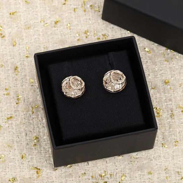 round shape with sparkly diamond stud earring in 18k gold plated for women engagement jewelry gift have box stamp ps3271, Golden
round shape with sparkly diamond stud earring in 18k gold plated for women engagement jewelry gift have box stamp ps3271, Golden