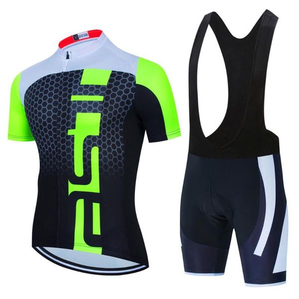 racing sets 2021 men cycling jersey summer breathable anti-uv shirt mtb road bike bib shorts fluorescence color bicycle clothes set, Black;blue
racing sets 2021 men cycling jersey summer breathable anti-uv shirt mtb road bike bib shorts fluorescence color bicycle clothes set, Black;blue