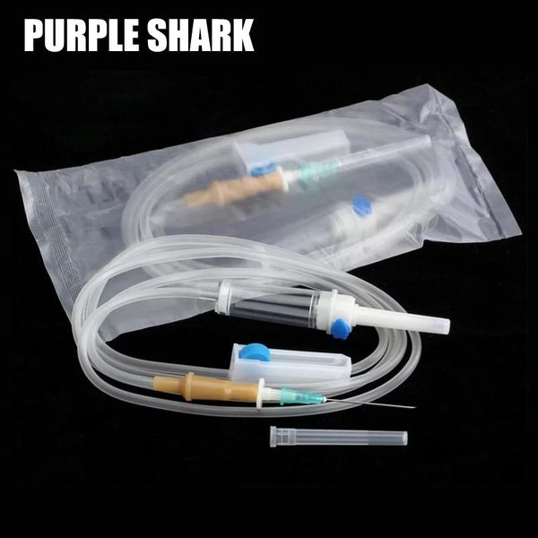 lab supplies disposable sterile iv infusion set with needle 20 drops intravenous giving flow regulator
lab supplies disposable sterile iv infusion set with needle 20 drops intravenous giving flow regulator