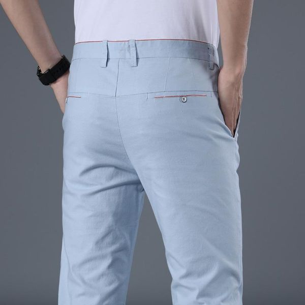 men's pants 5 colors casual men 2021 spring and summer business fashion elastic straigh trousers male brand black blue pant
men's pants 5 colors casual men 2021 spring and summer business fashion elastic straigh trousers male brand black blue pant