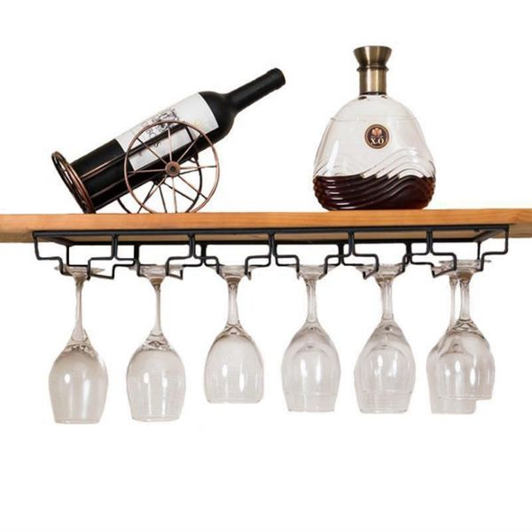 hooks & rails wine glass rack holder bartender stemware 12-18 cups hanging iron bar under cabinet organizer goblet storage
hooks & rails wine glass rack holder bartender stemware 12-18 cups hanging iron bar under cabinet organizer goblet storage