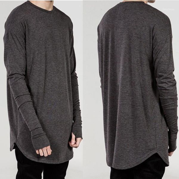 mens t shirts fashion 2021 high street long sleeve shirt men hip hop dance men's arc hem bottoming clothing1, White;black
mens t shirts fashion 2021 high street long sleeve shirt men hip hop dance men's arc hem bottoming clothing1, White;black