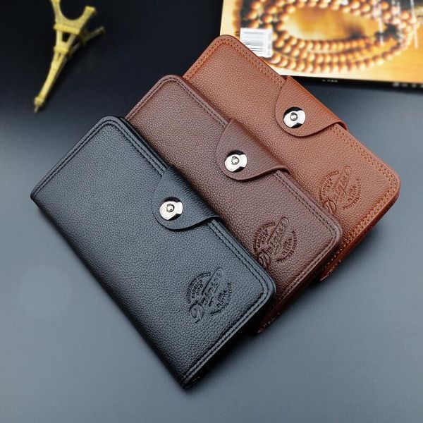 wallets men's wallet long youth fashion buckle multi-card slot lychee pattern soft card holder, Red;black
wallets men's wallet long youth fashion buckle multi-card slot lychee pattern soft card holder, Red;black
