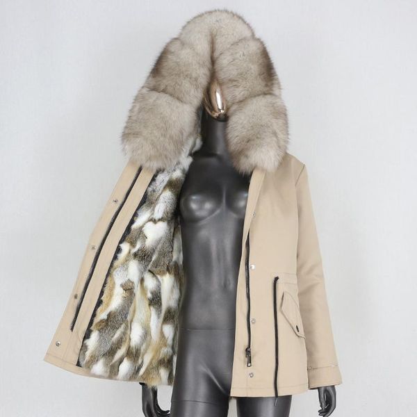 women's fur & faux cxfs 2021 waterproof parka real coat natural raccoon collar winter jacket women outerwear removable warm, Black
women's fur & faux cxfs 2021 waterproof parka real coat natural raccoon collar winter jacket women outerwear removable warm, Black