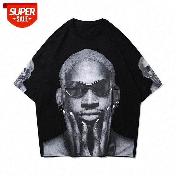 american high street hip-hop old printed t-shirt loose character letters reflective short-sleeved tee male #ol0f, White;black
american high street hip-hop old printed t-shirt loose character letters reflective short-sleeved tee male #ol0f, White;black