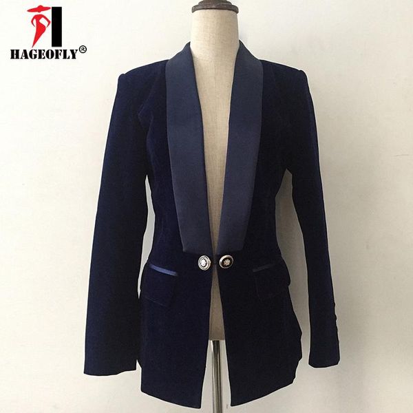 women's suits & blazers dark blue black blazer long sleeve velvet coats shawl collar single button women jacket coat female aut, White;black
women's suits & blazers dark blue black blazer long sleeve velvet coats shawl collar single button women jacket coat female aut, White;black