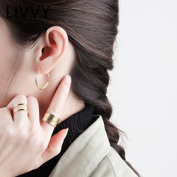 hoop & huggie livvy silver color fashion exaggerated circle earring simple exquisite woman party gift used to decorate ear region, Golden;silver
hoop & huggie livvy silver color fashion exaggerated circle earring simple exquisite woman party gift used to decorate ear region, Golden;silver
