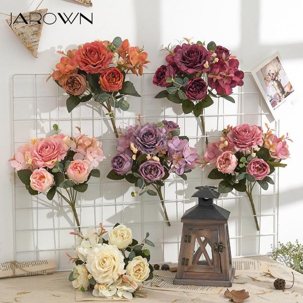 artificial flowers silk rose hydrangea vintage bride holding bouquet home decor accessories wedding decorative fake plant & wreaths
artificial flowers silk rose hydrangea vintage bride holding bouquet home decor accessories wedding decorative fake plant & wreaths