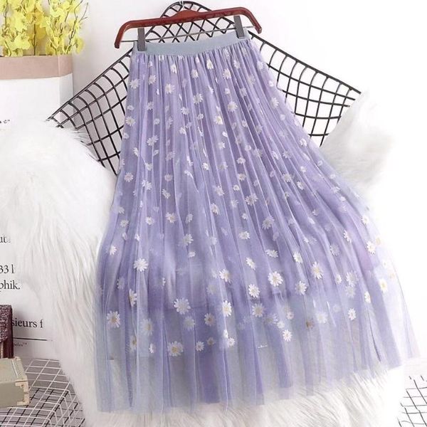 skirts women chrysanthemum print mesh skirt ladies summer elastic high-waist pleated female casual fashion midi, Black
skirts women chrysanthemum print mesh skirt ladies summer elastic high-waist pleated female casual fashion midi, Black