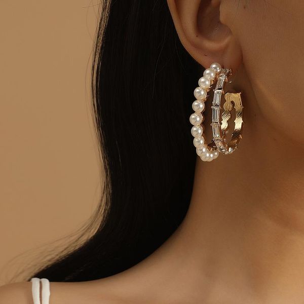 hoop & huggie 2021 unique design double-layer pearl zircon niche s925 silver woman earrings jewelry holiday anniversary birthday gift, Golden;silver
hoop & huggie 2021 unique design double-layer pearl zircon niche s925 silver woman earrings jewelry holiday anniversary birthday gift, Golden;silver