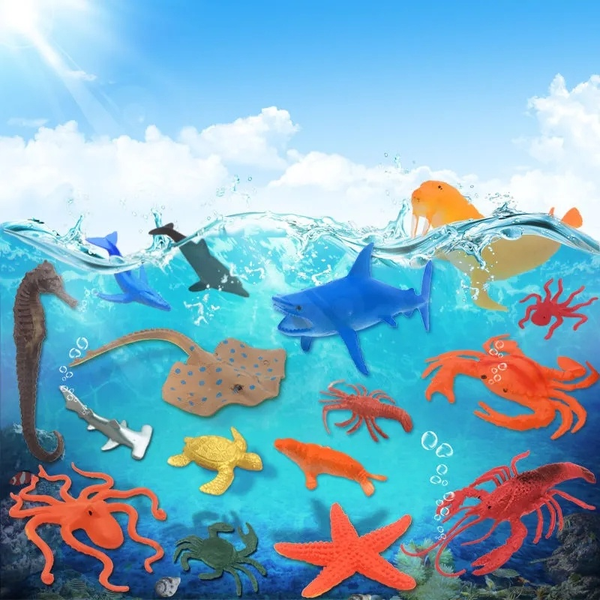 Sea Animal Model Toy Simulation Mini Marine Animal Kids Shark Crab Toy Ocean Dolphin Hand-painted Educational Toys Tu
Sea Animal Model Toy Simulation Mini Marine Animal Kids Shark Crab Toy Ocean Dolphin Hand-painted Educational Toys Tu