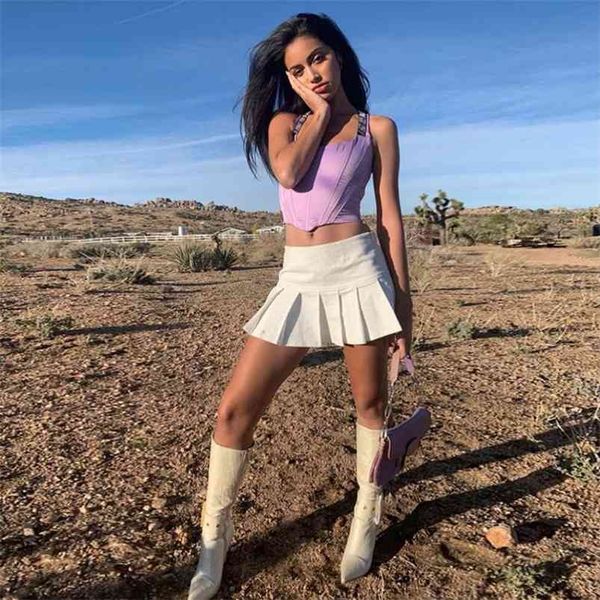 women fashion summer high waist pleated skirt streetwear white above knee mini short ball gown casual sport skirt 210724, Black
women fashion summer high waist pleated skirt streetwear white above knee mini short ball gown casual sport skirt 210724, Black
