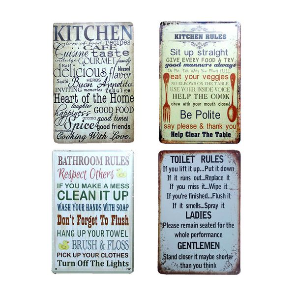 bathroom house rules poster metal tin sign coffee pub club poster tips vintage plaque toilet rules famly wall decor plate 20*30
bathroom house rules poster metal tin sign coffee pub club poster tips vintage plaque toilet rules famly wall decor plate 20*30