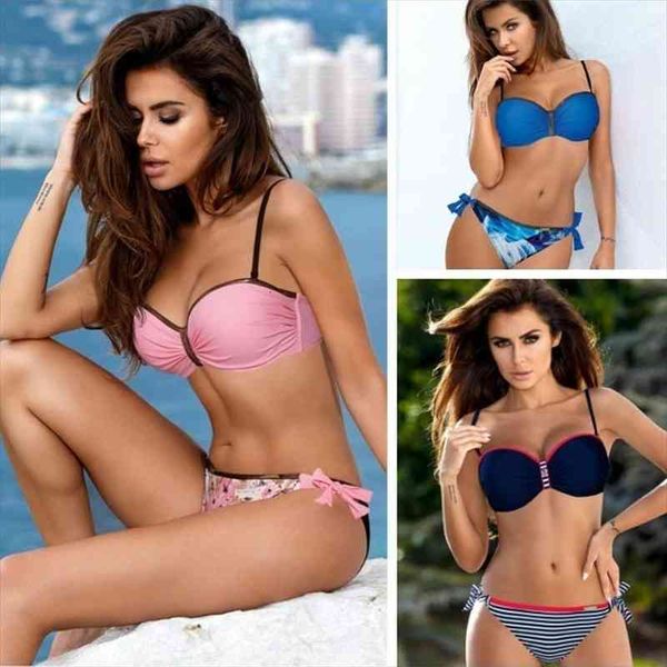 the women fashion two piece set push up swimwear bathing suit swimming beach halter bikini solid color, White;black
the women fashion two piece set push up swimwear bathing suit swimming beach halter bikini solid color, White;black