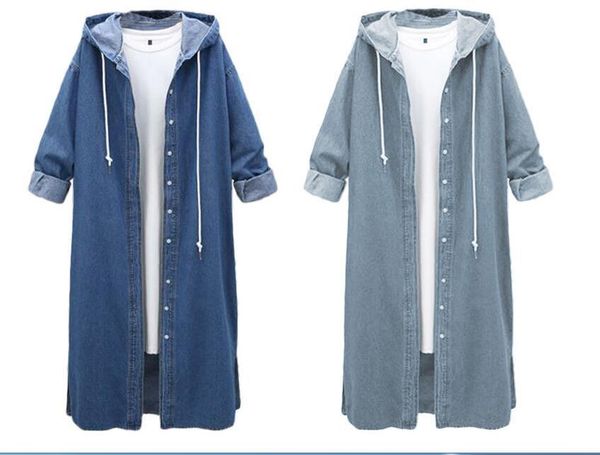 women's jackets femael fashion loose long sleeve hooded denim jacket coat ladies casual buttons jean cardigan outwear, Black;brown
women's jackets femael fashion loose long sleeve hooded denim jacket coat ladies casual buttons jean cardigan outwear, Black;brown