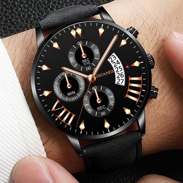 wristwatches men watches 2021 leather strap date calendar quartz watch military sports casual relogio masculino, Slivery;brown
wristwatches men watches 2021 leather strap date calendar quartz watch military sports casual relogio masculino, Slivery;brown