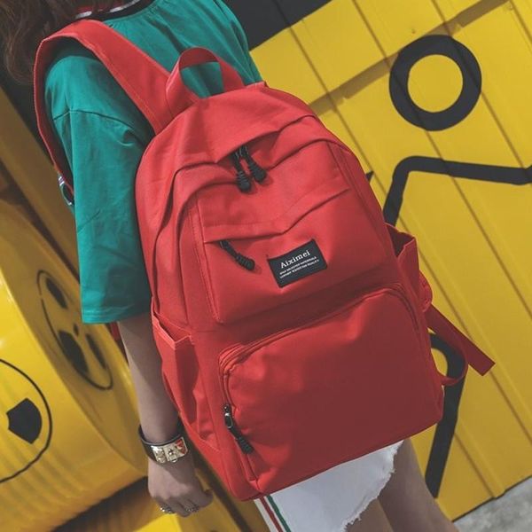 backpack women fashion canvans solid school girl shoulder bags big fabric boy bag teenage children 
backpack women fashion canvans solid school girl shoulder bags big fabric boy bag teenage children