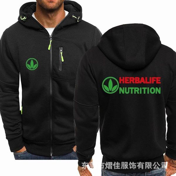 men's hoodies & sweatshirts spring herbalife logo casual hiphop long sleeve hooded fashion fleece riding zipper jacket men, Black
men's hoodies & sweatshirts spring herbalife logo casual hiphop long sleeve hooded fashion fleece riding zipper jacket men, Black