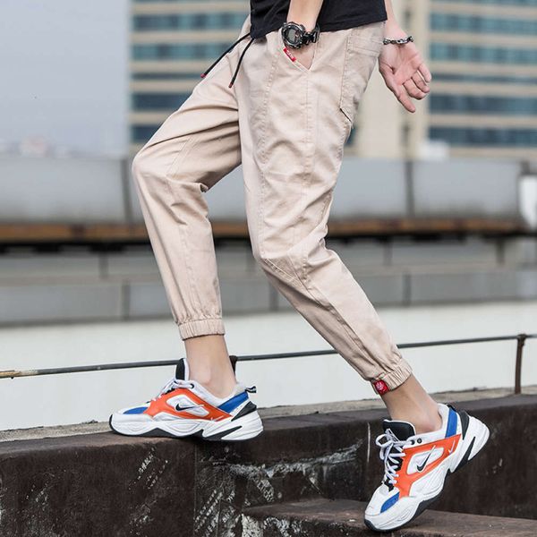 pants version trend loose overalls tide brand foot binding leisure small feet slim fit, Black
pants version trend loose overalls tide brand foot binding leisure small feet slim fit, Black