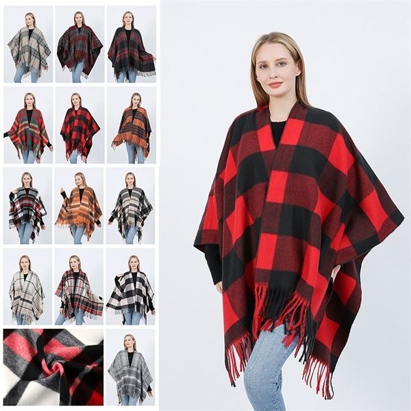 2021 new plaid barbed shawl scarf dual purpose increased soft fashion split fork autumn and winter, Blue;black
2021 new plaid barbed shawl scarf dual purpose increased soft fashion split fork autumn and winter, Blue;black