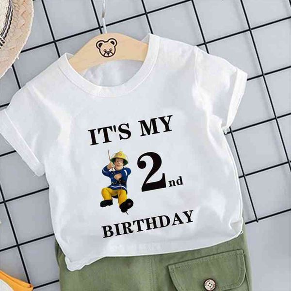 boys girl kids birthday party t shirt children cartoon funny the fireman sam printing tees baby girls o neck, Blue
boys girl kids birthday party t shirt children cartoon funny the fireman sam printing tees baby girls o neck, Blue