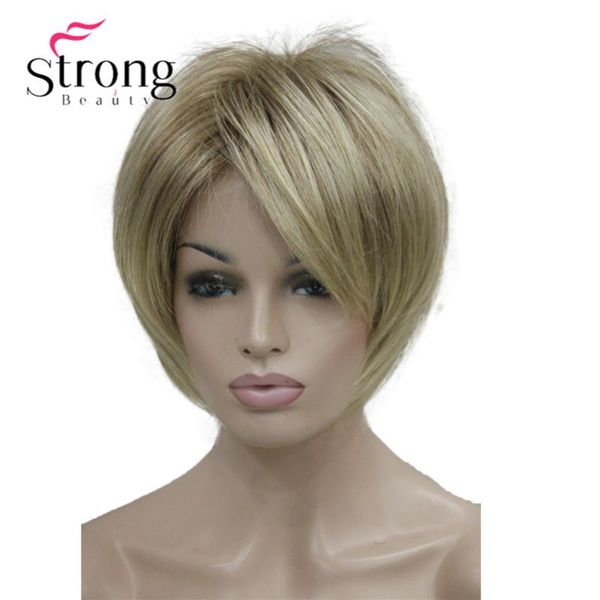 synthetic wigs strongbeauty short layered blonde thick fluffy full wig heat ok colour choices, Black
synthetic wigs strongbeauty short layered blonde thick fluffy full wig heat ok colour choices, Black