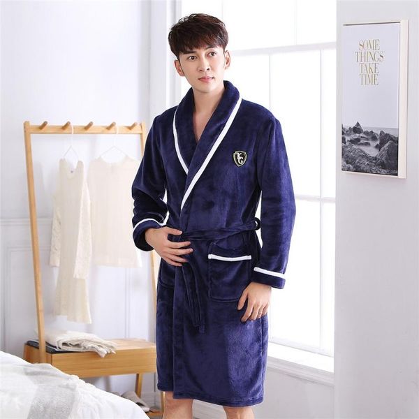 men's sleepwear winter flannel men robe warm thick bathrobe gown long sleeve kimono coral fleece male casual home dressing, Black;brown
men's sleepwear winter flannel men robe warm thick bathrobe gown long sleeve kimono coral fleece male casual home dressing, Black;brown