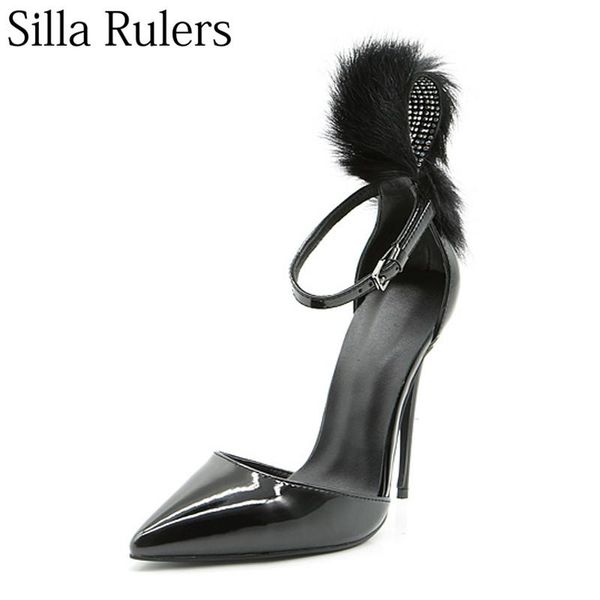 silla rulers 2021 black genuine leather super high pumps women pointed toe one strap shallow heels party shoes dress
silla rulers 2021 black genuine leather super high pumps women pointed toe one strap shallow heels party shoes dress