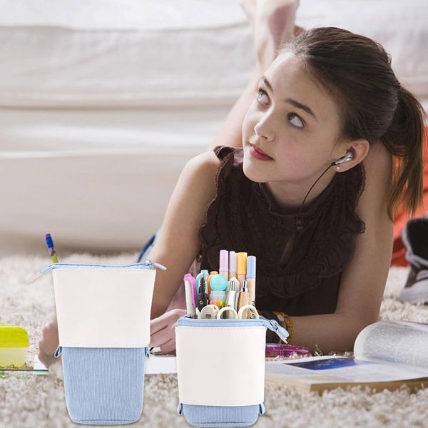 storage bags pen pencil holder creative stationery case corduroy stand-up transformer bag pouch school office
storage bags pen pencil holder creative stationery case corduroy stand-up transformer bag pouch school office