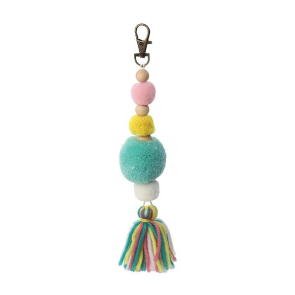 keychains 8seasons plush keychain & keyring pom wooden ball multicolor tassel diy fashion jewelry accessories 21cm(8 2/8"), 1 piece, Silver
keychains 8seasons plush keychain & keyring pom wooden ball multicolor tassel diy fashion jewelry accessories 21cm(8 2/8"), 1 piece, Silver