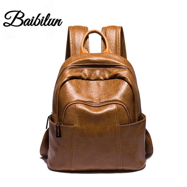 leather fashion backpack men and women bag four seasons light female retro simple student school
leather fashion backpack men and women bag four seasons light female retro simple student school