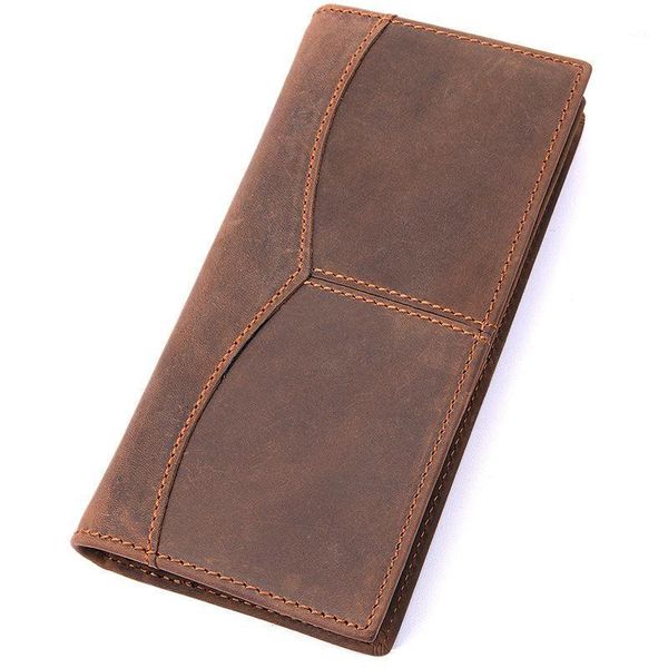 men wallets luxury crazy horse genuine leather long vintage dollar male carteira masculina1, Red;black
men wallets luxury crazy horse genuine leather long vintage dollar male carteira masculina1, Red;black